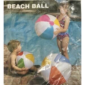 The Wet Set Index Vintage 20" Glossy Panel‎ Ball 59020 Inflatable Toys 1983